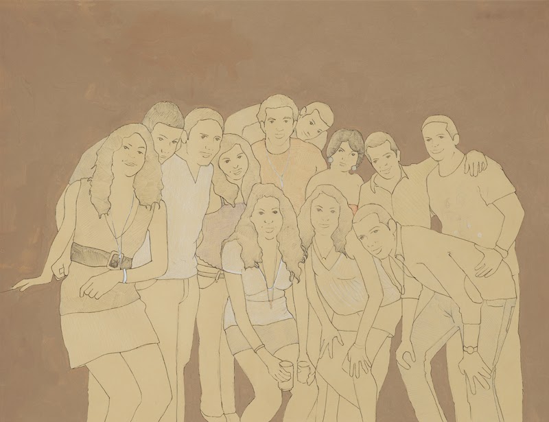 Ahmed Kamel - Artwork - Hypothetical-Society#1-drawing-50x65cm, 2009