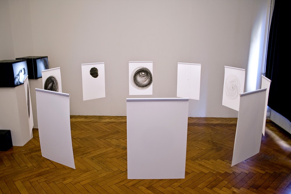 Ahmed Kamel - Artwork -Spiral-drawing-Installation-2010-Progr-Bern-Switzerland